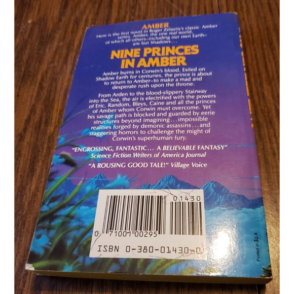 Lot of 4 Science Fiction Fantasy Vintage Paperbacks Pratchett Zelazny Star Wars - Picture 10 of 16